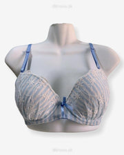 Imported Stocklot Branded  Net Pushup Bra - Underwired Bra  -Padded Bra - Pack of 2