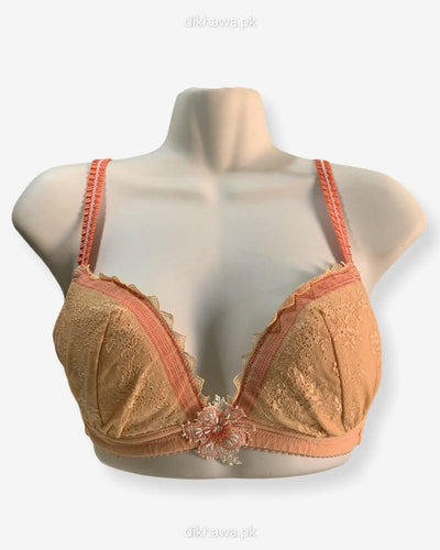 Imported Stocklot Branded  Net Pushup Bra - Underwired Bra  -Padded Bra - Pack of 2