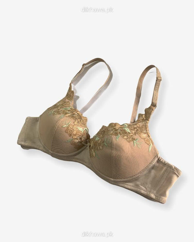 Imported Stocklot Branded  Net Pushup Bra - Underwired Bra  -Padded Bra - Pack of 2