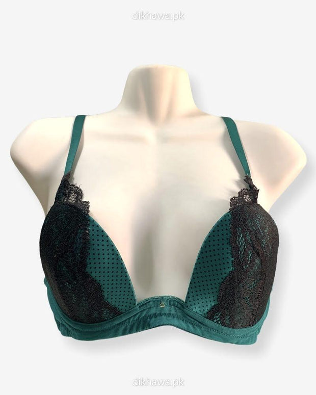 Imported Stocklot Branded  Net Pushup Bra - Underwired Bra  -Padded Bra - Pack of 2