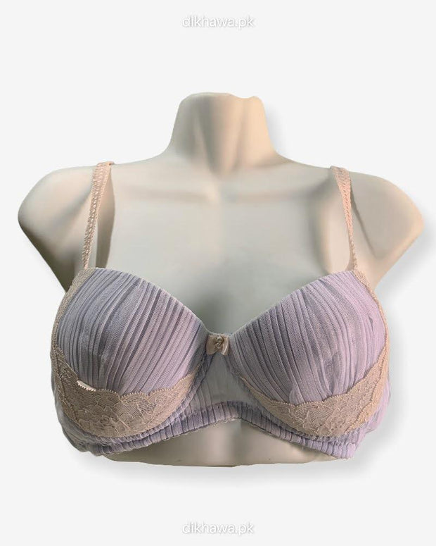 Imported Stocklot Branded  Net Pushup Bra - Underwired Bra  -Padded Bra - Pack of 2