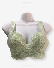 Imported Stocklot Branded  Net Pushup Bra - Underwired Bra  -Padded Bra - Pack of 2