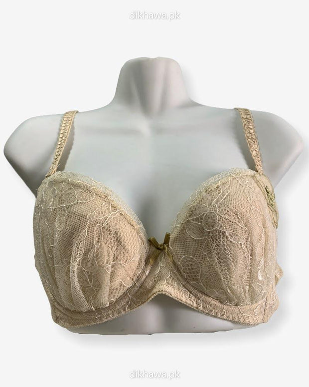 Imported Stocklot Branded  Net Pushup Bra - Underwired Bra  -Non Padded Bra - Pack of 2