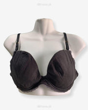 Imported Stocklot Branded  Net Pushup Bra - Underwired Bra  -Non Padded Bra - Pack of 2