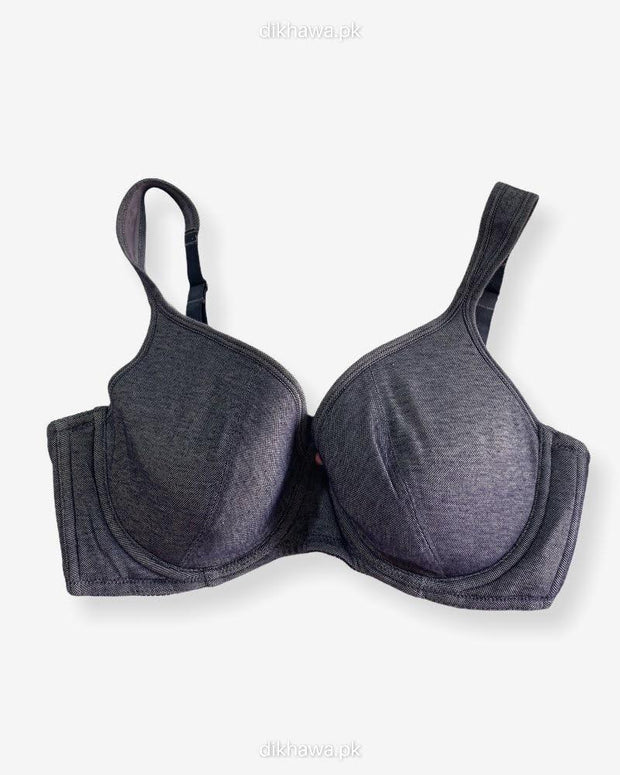 Imported Stocklot Branded  Net Pushup Bra - Underwired Bra  -Non Padded Bra - Pack of 2