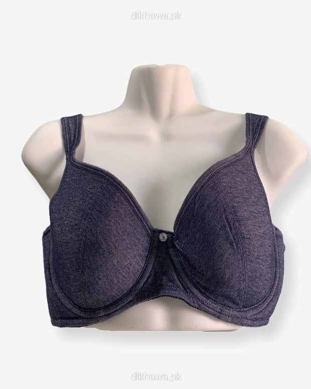 Imported Stocklot Branded  Net Pushup Bra - Underwired Bra  -Non Padded Bra - Pack of 2