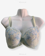 Imported Stocklot Branded  Net Pushup Bra - Underwired Bra  -Non Padded Bra - Pack of 2