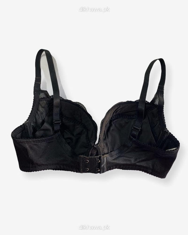 Imported Stocklot Branded  Net Pushup Bra - Underwired Bra  -Non Padded Bra - Pack of 2