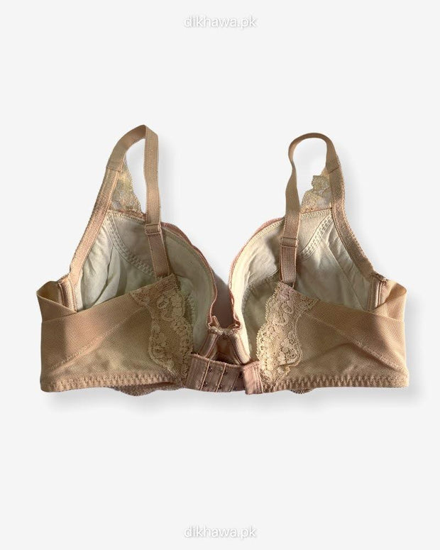 Imported Stocklot Branded  Net Pushup Bra - Underwired Bra  -Non Padded Bra - Pack of 2