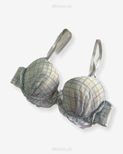 Imported Stocklot Branded  Net Pushup Bra - Underwired Bra  -Non Padded Bra - Pack of 2