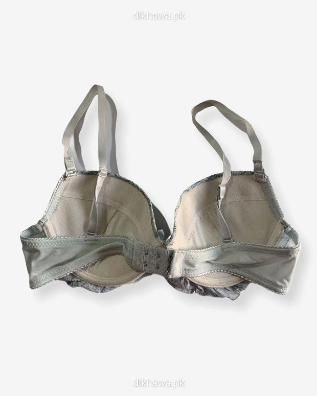 Imported Stocklot Branded  Net Pushup Bra - Underwired Bra  -Non Padded Bra - Pack of 2