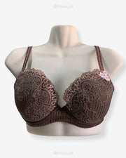 Imported Stocklot Branded  Net Pushup Bra - Underwired Bra  -Non Padded Bra - Pack of 2