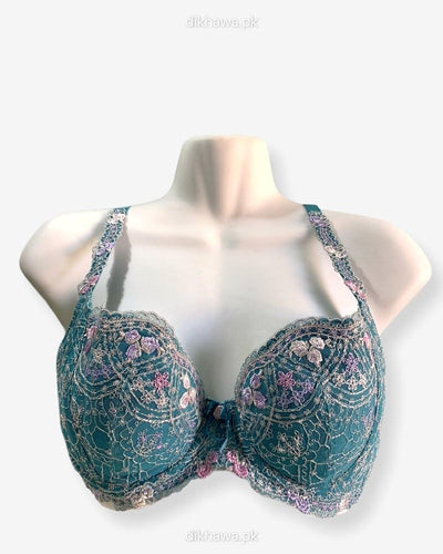 Imported Stocklot Branded  Net Pushup Bra - Underwired Bra  -Non Padded Bra - Pack of 2