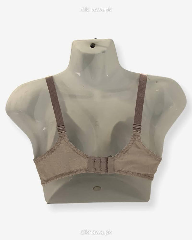 Imported Stocklot Branded  Net Pushup Bra - Non Wired Bra  -Non Padded Bra - Pack of 2