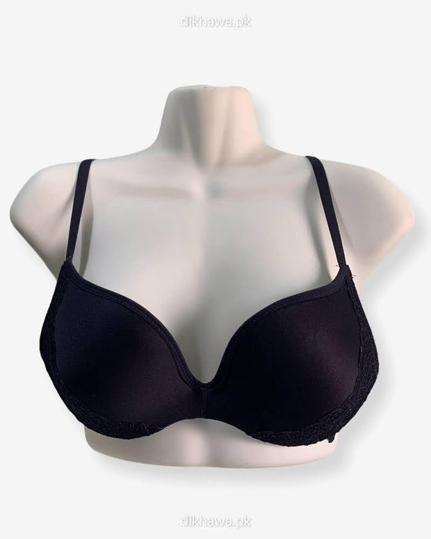 Imported Stocklot Branded  Net Pushup Bra - Underwired Bra  - Padded Bra - Pack of 2