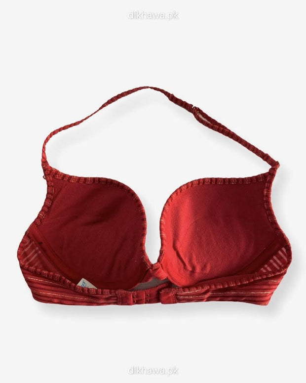 Imported Stocklot Branded  Net Pushup Bra - Underwired Bra  - Padded Bra - Pack of 2