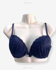 Imported Stocklot Branded  Net Pushup Bra - Underwired Bra  - Padded Bra - Pack of 2