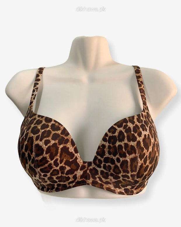 Imported Stocklot Branded  Net Pushup Bra - Underwired Bra  - Padded Bra - Pack of 2