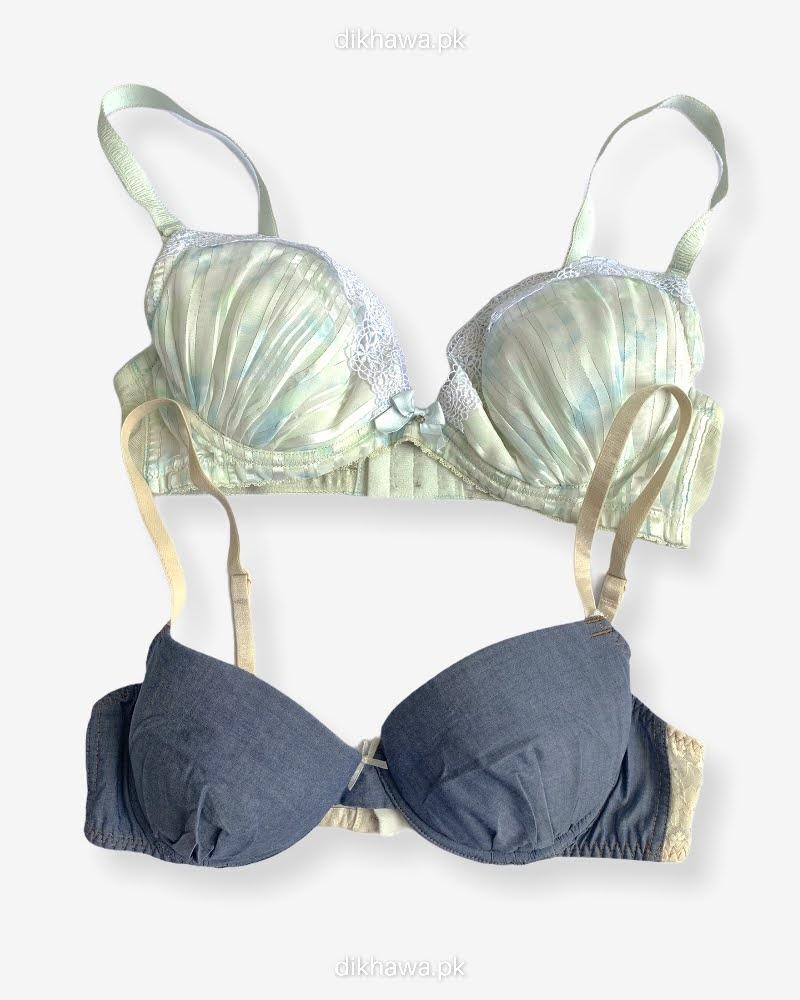 Imported Stocklot Branded Net Pushup Bra - Underwired Bra - Non Padded ...