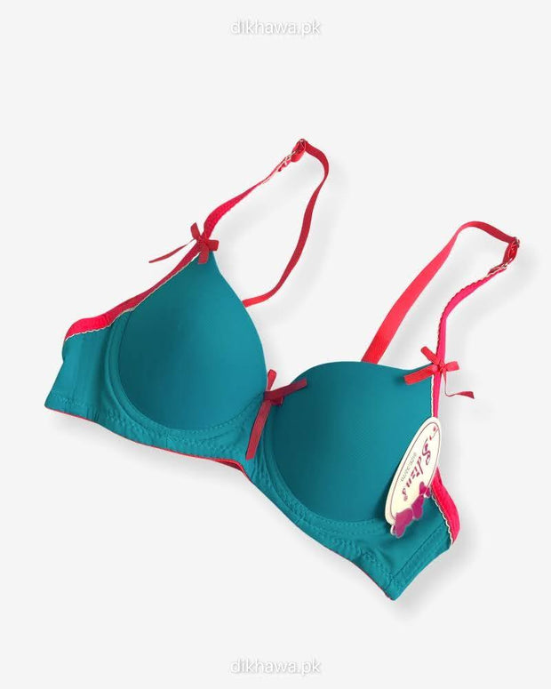 Women Push Up Underwire Smoothing Bra - Green - 678