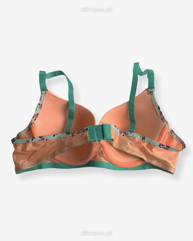 Women Push Up Underwire Smoothing Bra - Peach - 678