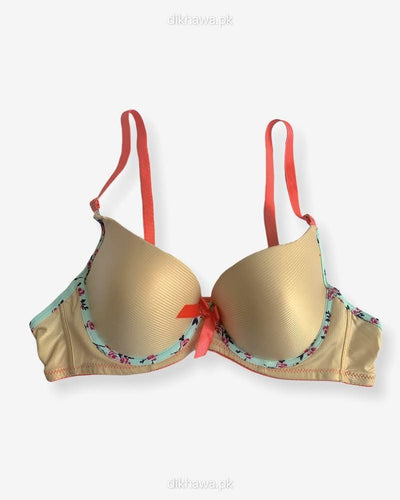 Women Push Up Underwire Smoothing Bra - Skin - 678