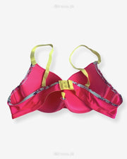 Women Push Up Underwire Smoothing Bra - Pink - 678