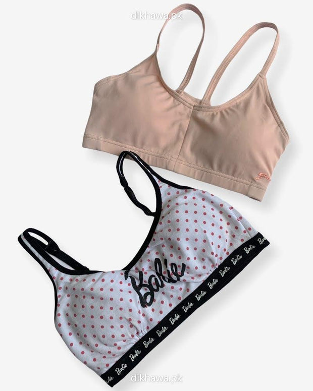 Ladies Jogging Bra - Sports Bra - Pack Off 2 Sports Bra - Padded Sports Bra Pack Off 2