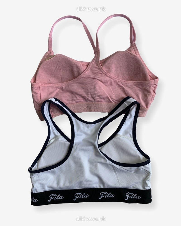 Ladies Jogging Bra - Sports Bra - Pack Off 2 Sports Bra - Padded Sports Bra Pack Off 2