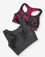 Ladies Jogging Bra - Sports Bra - Pack Off 2 Sports Bra - Padded Sports Bra Pack Off 2