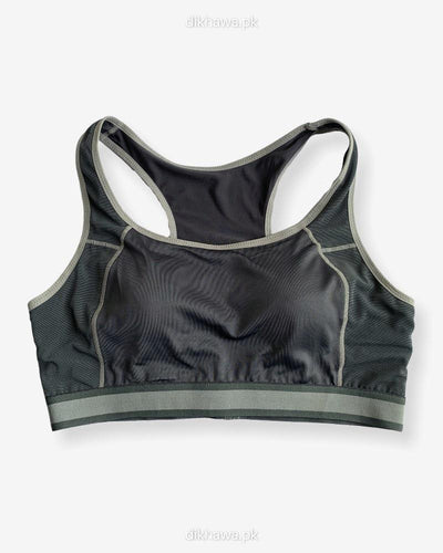 Low Impact Cotton Non-Padded Non-Wired Sports Bra in Ladies Jogging Bra Imported Stocklot Branded Pushup Bra