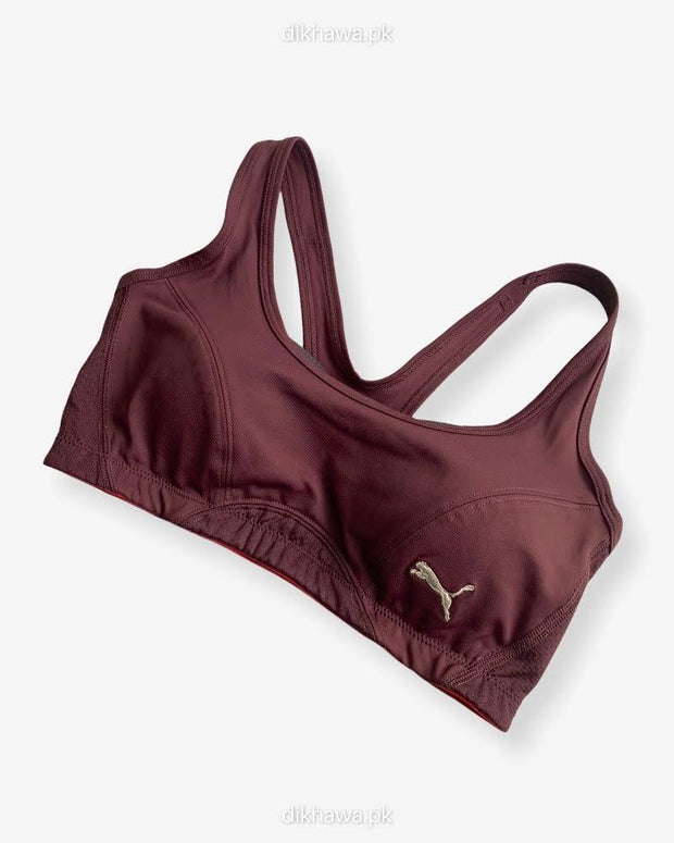 Adidas Women Sports Lightly Padded Bra Ladies Jogging Bra Imported Stocklot Branded Sports Bra