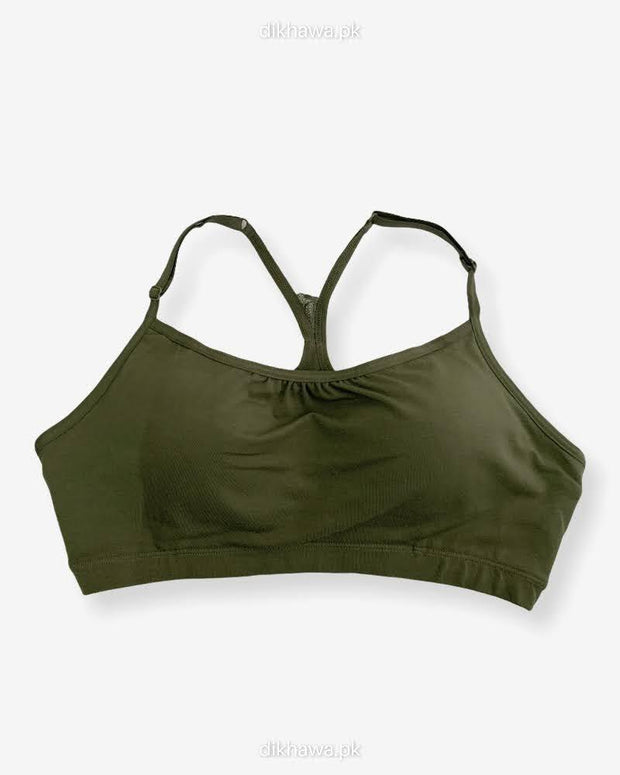 Girls Sports Non Padded Bra Ladies Jogging Bra Imported Stocklot Branded Sports Bra