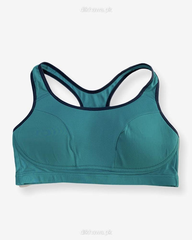 Impact Padded Sports Bra With Mesh PanelsLadies Jogging Bra Imported Stocklot Branded Sports Bra