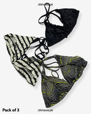 Pack Of 3 Stocklot Bikini Top Swimwear | Bikini Top Bundle | Imported Stock Branded Bikini Top