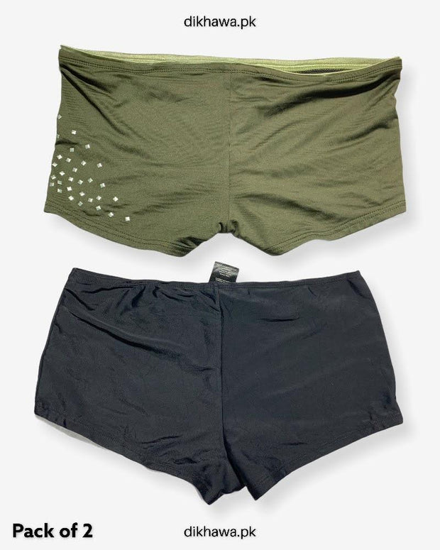 Pack of 3 Imported Stocklot Branded Silk Panty Bikini Style Sexy Thong Panty Swimwear Panty