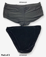 Pack of 3 Imported Stocklot Branded Silk Panty Bikini Style Sexy Sexy Panty Swimwear Panty
