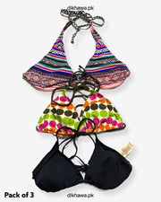 Pack Of 2 Stocklot Bikini Top Swimwear | Bikini Top Bundle | Imported Stock Branded Bikini Top