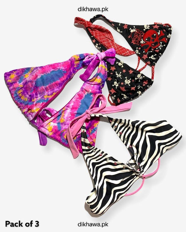 Pack Of 2 Stocklot Bikini Top Swimwear | Bikini Top Bundle | Imported Stock Branded Bikini Top