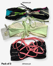 Pack Of 3 Stocklot Bikini Top Swimwear | Bikini Top Bundle | Imported Stock Branded Bikini Top