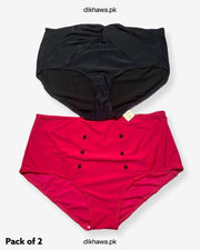 Pack of 2 Imported Stocklot Branded Silk Panty Bikini Style Sexy Sexy Panty Swimwear Panty