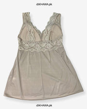Imported Stocklot Branded Cotton Nightwear Women Floral Lace Short Mini Nightdress Nighties