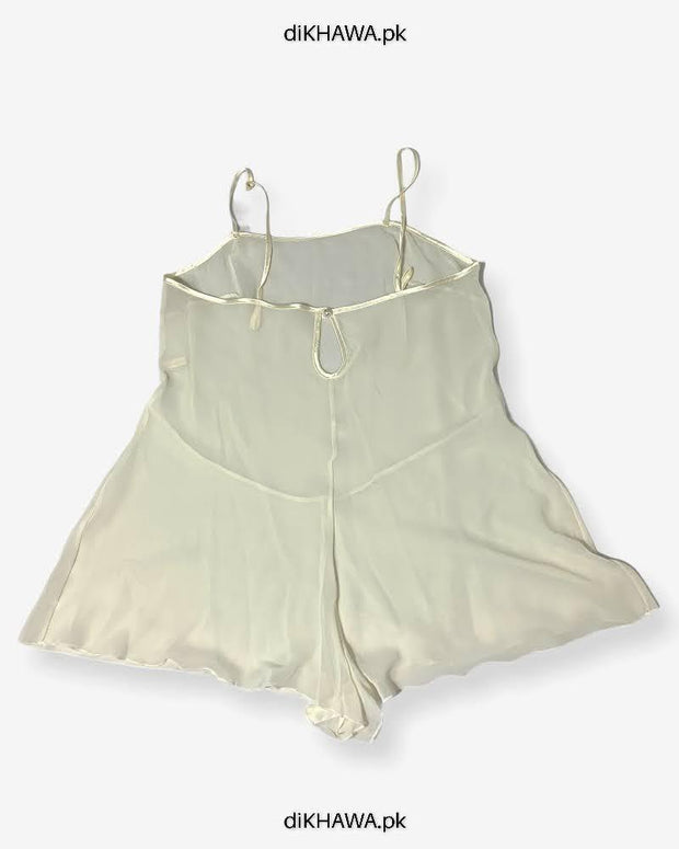 Imported Stocklot Branded Cotton Nightwear Women Floral Lace Short Mini Nightdress Nighties