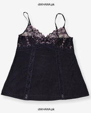 Imported Stocklot Branded Nightwear Women Floral Lace Short Mini Nightdress Nighties