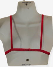 Sonari See Through Bra - Non Padded Non Wired - Red
