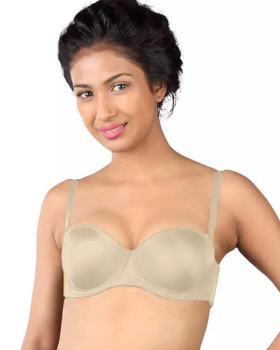 Pushup Bridal Bra - Skin - Single Padded Underwired Bra