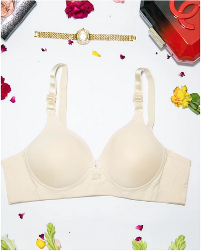 Women Lightly Padded Demi Bra -239