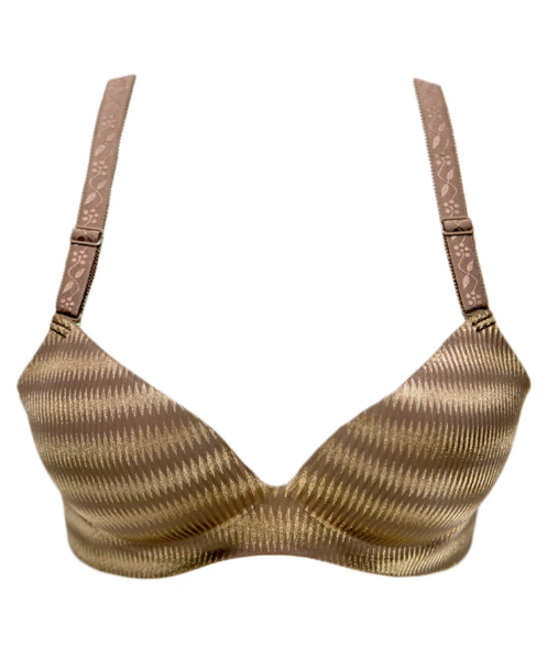 Self Design Sexy Soft Touch Push Up Bra - Brown