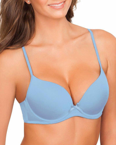 Secret Treasures - Walmart - T-shirt Bra - Soft Padded Underwired Pushup Bra - Sky Blue - Bras - diKHAWA Online Shopping in Pakistan