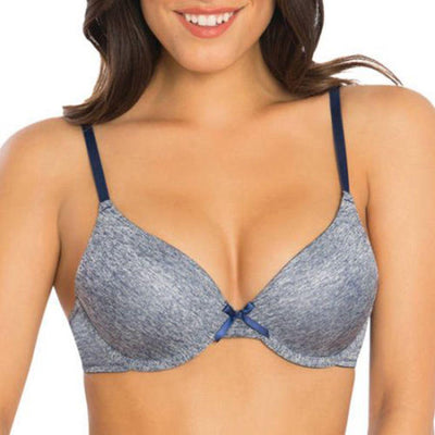 Secret Treasures - Walmart - T-shirt Bra - Soft Padded Underwired Pushup Bra - Blue & Grey (Copy) - Bras - diKHAWA Online Shopping in Pakistan